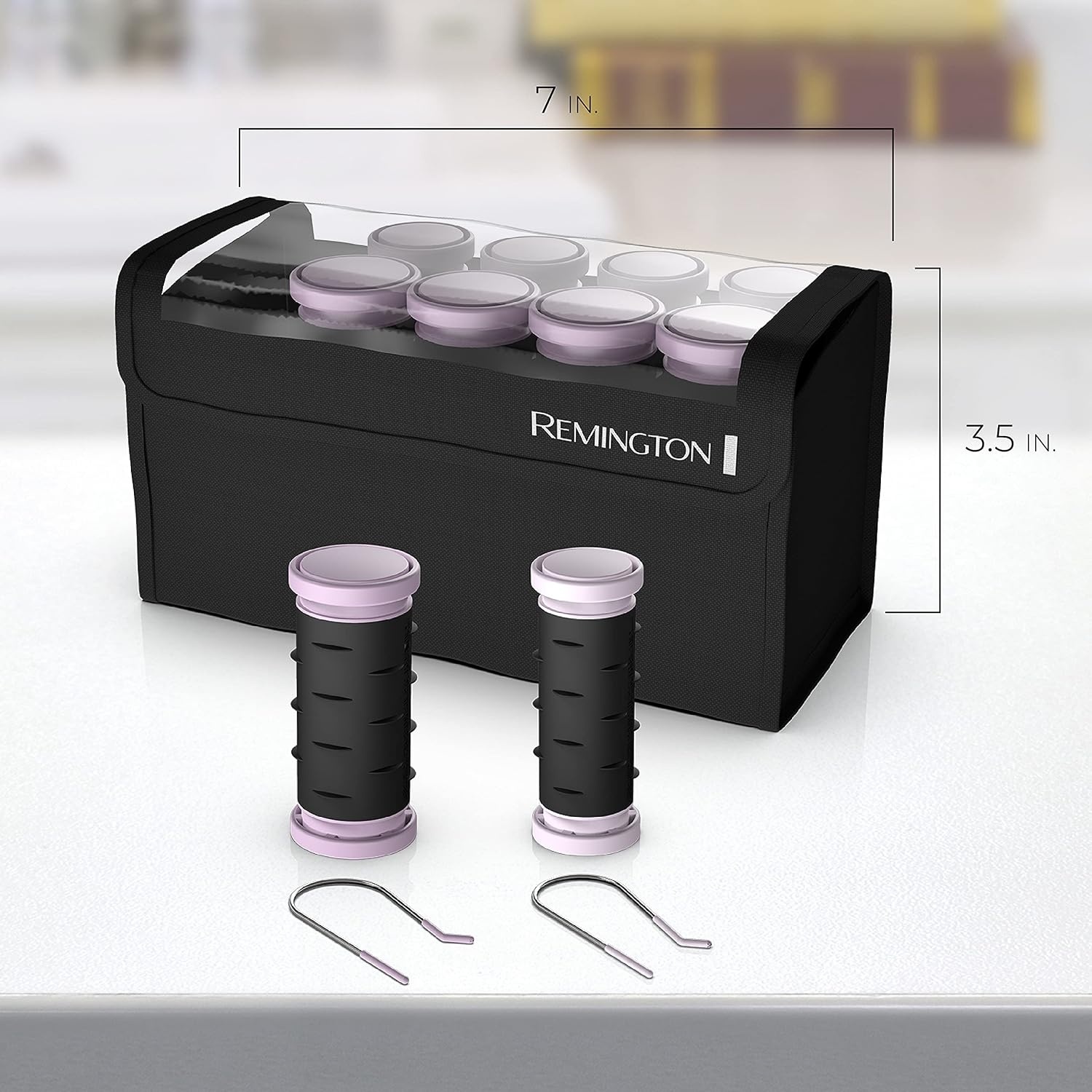 image:imageRemington Compact Ceramic Hot Rollers 10Piece Hair Roller Set10 Count Pack of 1