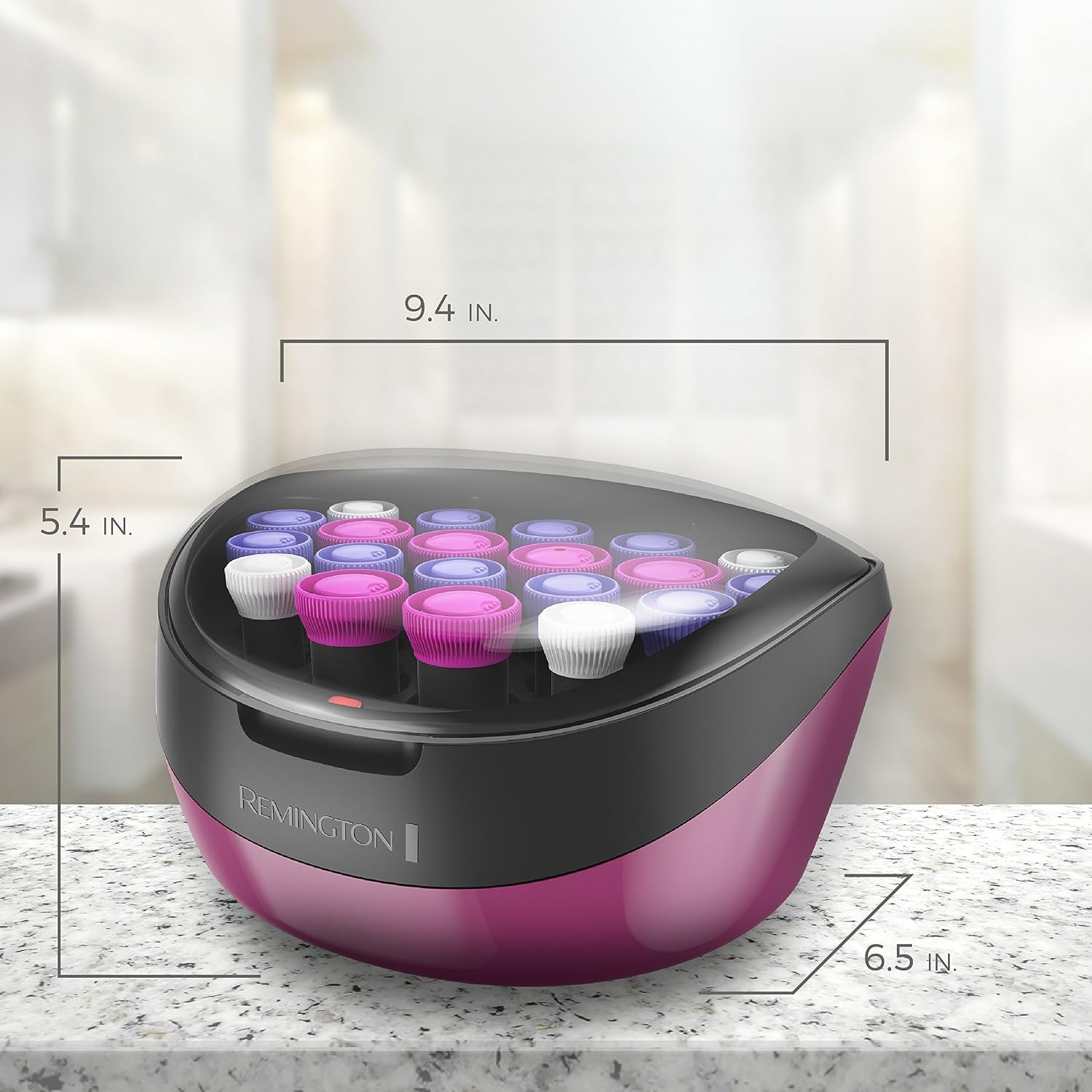 image:imageRemington Ionic Conditioning Hot Rollers 20Piece Hair Roller Setpink