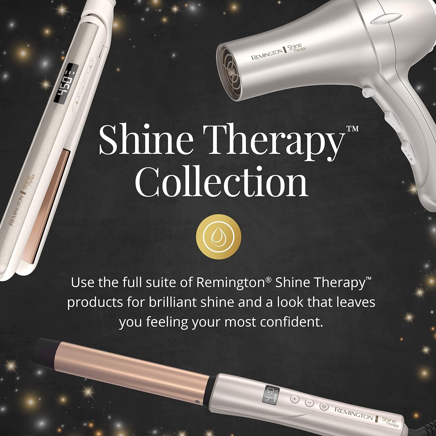 image:imageRemington Shine Therapy Hot Rollers Hair Setter Rollers 20Piece Set20 Count Pack of 1