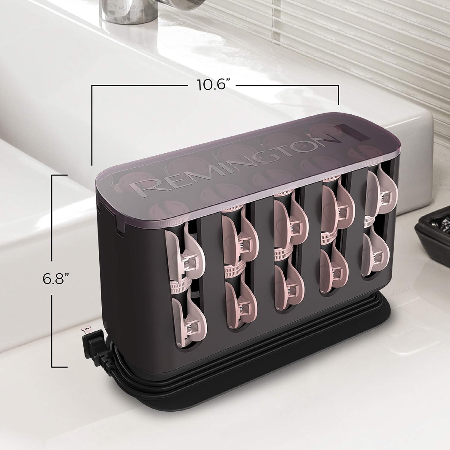 image:imageRemington Thermaluxe Hot Rollers Hair Setter Curlers 20Piece Set20 Count Pack of 2